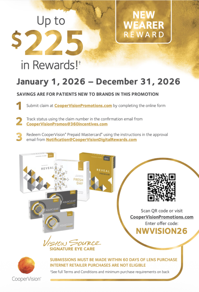 Cooper Vision New Wearer 2026 Rebate